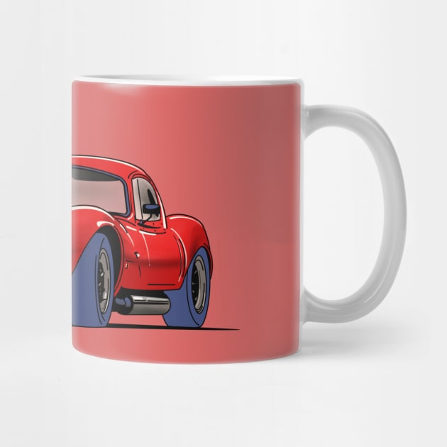 Ginetta G4 Vintage Sports Car in Red by Webazoot